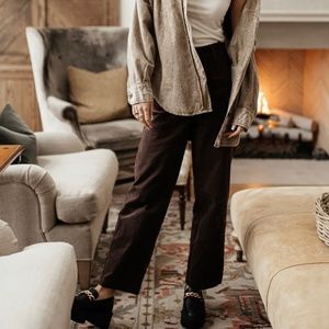 ADORA CORDUROY PANTS IN BROWN